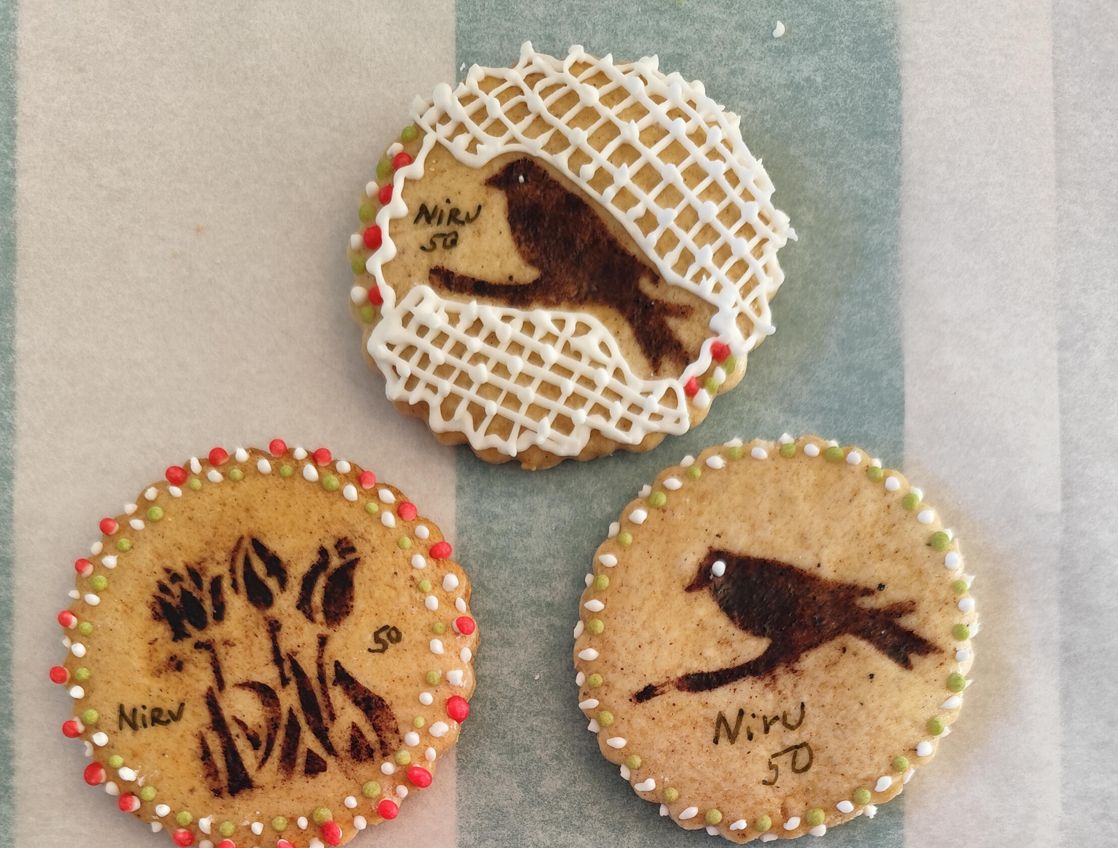 Niru's birthday cookies for an event