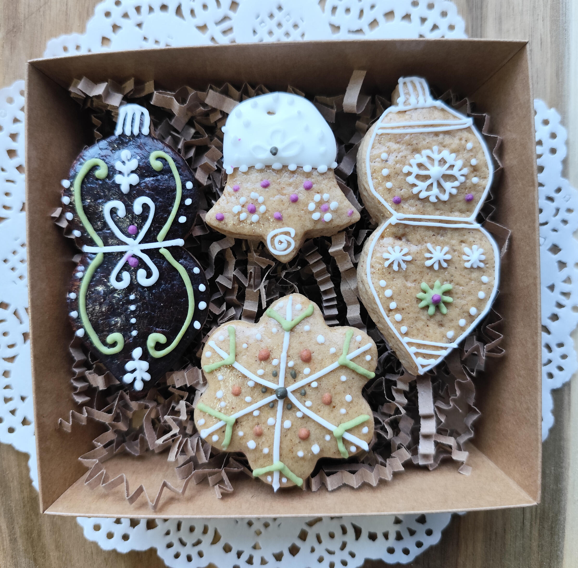 customised cookies christmas